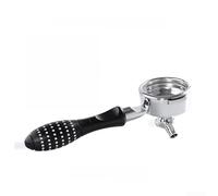 58mm Naked Portafilter Bottomless Design for Extraction Diagnosis(Black)