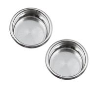 58mm Portafilter Basket Coffee Filter Fits 58mm Espresso machines,22g Espresso Maker Filter Basket Cup Single Layer for BaristaPro Breville Gaggia and Most 58mm kits(2PCS）