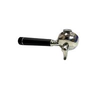 58mm Single Spout Portafilter Handle With Single Shot Basket, Compatible For Expobar, Espresso Machine Replacement Part(Mesh black)