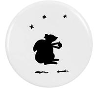 58mm 'Squirrel On A Starry Night' Medium Button Pin Badge (BB00141859)