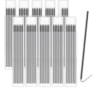 58Pcs 2.8mm Carpenter Pencil Refills Solid Replacements for Tracer & Pica Pencils Waterproof Deep Hole Marking Tips for Woodworking, Construction & Building