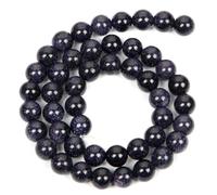 58PCS 6mm Natural Bule Sand Stone Round Beads for Jewelry Making DIY Bracelet Necklace