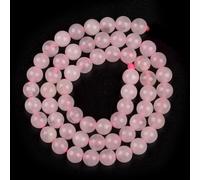 58PCS 6mm Natural Rose Quartz Stone Round Beads for Jewelry Making DIY Bracelet Necklace