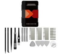58pcs/Set Ergonomic Multiple Tip Precise Screwdriver Compact Case for Professional Technicians Home Repair Essential Electronics