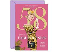 58th Birthday Cards for Women, Years Of Fabulousness