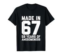 58th Birthday for Men Women Son Daughter Age 58 Year Old T-Shirt