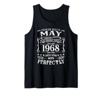 58th Birthday Legends were Born in May 1968 Tank Top