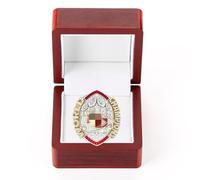 58th Super Bowl Champion Ring for Chiefs, 2024 KC Championship Loops Replica FFL Memorabilia Collectibles Best Gifts for Men Women Friend Rugby Lovers Alumni