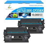58X CF258X Toner Cartridge Black M428fdw High Yield Compatible Replacement for HP 58X CF258X 58A CF258A for HP LaserJet Pro M404n M404dn M404dw MFP M428fdn M428dw Printer Ink 2 Pack