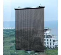 58X125cm Suction Cup Roller Blinds Portable Retractable Roller Shades Window Blind Sun Protection No Drilling Blackout Curtains Temporary Privacy Blinds UV Protection for Office,Home,Car