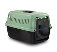 URBNLIVING Plastic Pet Carrier for Dogs & Cats - Durable & Lightweight Travel Crate with Secure Lock & Ventilation - Easy Clean Kennel for Puppies, Kittens & Small Pets - 2