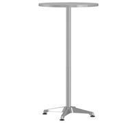 (59.5 x 70/109.5 cm) vidaXL Outdoor Bar Table Height Adjustable Bistro Table Dining Table Aluminium