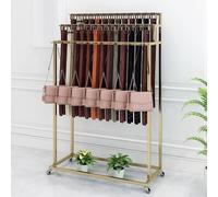 59" Floor Standing Metal Belt Rack3Tier& Tie nizer for Retail & HomeSpaceSaving Display for Belts Ties and PursesClothing Sto Solut