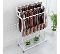 59" FloorStanding Metal Belt Rack3Tier& Tie nizer for Retail & BedroomSpaceSaving Sto Solut for Purses & Accessories Display