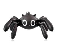 59 Inch Giant Jumbo Matte Black Spider Foil Mylar Balloon - Adorable Spooky Design for Halloween Party, Birthday, Haunted House & Spooky Event Decoration Supplies