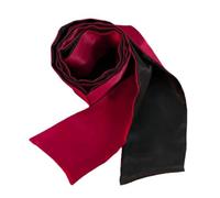 59 Inch Long Sleep Eye Mask, Multifunctional Double-Sided Silk Scarf Strap, Couple Daily Intimate Strap Gifts for Couples- Q (Black-Red)