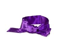 59 Inch Long Sleep Eye Mask, Multifunctional Double-Sided Silk Scarf Strap, Couple Daily Intimate Strap Gifts for Couples- Q (Purple)