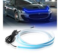 59'' LED Hood Strip, 12V Daytime Running Light, Constant Waterproof Car Decoration Strip Universal (Blue)