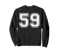 59 Number Fifty-Nine Team Sports Graphic Matching Varsity Sweatshirt