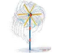 59" Windmill Water Sprinkler Toys, 360° Spinning Splash Water Toy, Double-Sided 6 Blades Splash Toy，Outdoor Backyard Games Summer Fun for Boys Girls Dogs & Garden Watering