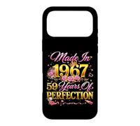 59 Year Old Made in 1967 Retro Floral 59th Birthday Women Case for iPhone 17 Pro Max
