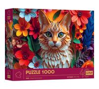 Trefl 3D Effect, Valle-1000 Pieces-40th Anniversary, Art Paper Art, Premium Puzzle for Adults and Children from 14 Years, Multicoloured, 40045