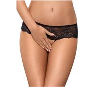 5901688222607 Obsessive Merossa Crotchless Panties figi otwarte Black XXL (P1)