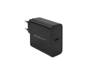 5901878523798 Qoltec Ładowarka Super Quick PD 1xUSB-C 65W 5-20V 3-3.25A Czarna Q