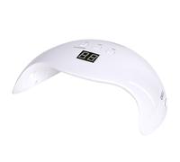 5903274038838 NeoNail Lampa LED 18W/36 LCD Display Biała (P1) NeoNail