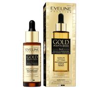 Eveline 3in1 Face Lifting Serum Gold Peptides Vitamin C Wrinkle Reduction 30 ml