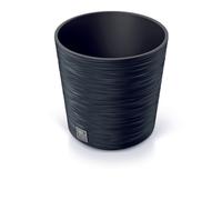 Prosperplast Furu Collection 25 x 25 x 24.5 cm Anthracite Pot with Reservoir, 7.5 L Capacity, 25 x 25 x 24,7 cm