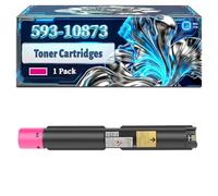 593-10873 Toner Cartridges Compatible for Dell 7130CDN Printers, With Chip Large Capacity 19000 Pages (1 Pack Magenta)