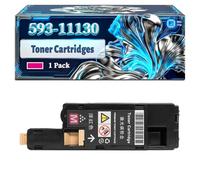 593-11130 Toner Cartridges Compatible for Dell C1660W Printers, With Chip Large Capacity 2250 Pages (1 Pack Magenta)