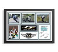(594) Joey Dunlop William Dunlop Robert Dunlop Michael Dunlop Isle Of Man TT Legends Signed Framed Autograph Signature A4 (21 X 297 CM) Art Work Wall Art Display Great Gift Idea (REPRINT)