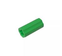 59443 6538 Shaft Bolt Connection Technic Axle Connector Smooth, 50 PCS | Bright Green. Compatible with LEGO Building Blocks. [withxHole + Orientation]. consistent color matching. Gobricks GDS-915.