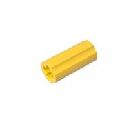 59443 6538 Shaft Bolt Connection Technic Axle Connector Smooth, 50 PCS | Yellow. Compatible with LEGO Building Blocks. [withxHole + Orientation]. compatible with major brands. Gobricks GDS-915.
