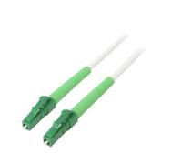 59588 fiber optic patch cable OS2 LC/APC, both sides 10 m LSZH white Goobay