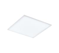 595mm Modern Sleek Ceiling Light White Slim Square Low Profile 33W LED 4000K