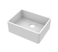 595mm - Single Bowl Butler Kitchen Sink - No Overflow & No Tap Hole