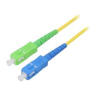 59662 Fiber Optic Patch Cable OS2 SC/APC,SC/UPC 10m LSZH Yellow Application: ...