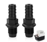 599065 Replacement Check Valve for Little Giant CV-10 Compatible with VCC, VCMA, VCL-14 and VCL-24 1/4-inch MNPT x 3/8-inch Barbed 2PCS
