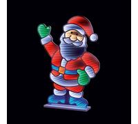 59cm Infinity Standing Light Up Santa Father Christmas Decoration