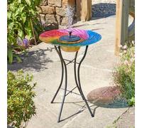 59cm Rainbow Resin Solar Powered Water Fountain for Garden Marco Paul Multi One Size