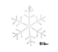 59cm x 56cm Neon Flex Christmas Snowflake with Blue & White LEDs Samuel Alexander Multi One Size
