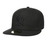 59Fifty Black on Black Yankees Cap by New Era