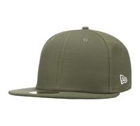 New Era 59Fifty Essential CapEra Men - Flat Brim Cap Baseball Fitted Closed Back, with Peak Winter Autumn Spring Summer All-Season - 7 3/4 (61,5 cm) Olive