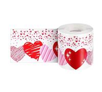 59ft Valentine Themed Border Trim Bulletin Board Border 59ft Long 75mm Wide Heart Borders Wall Sticker Valentine Sticker