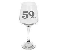 59ish Wine Glass Engraved 60th Wine Glass 60th Birthday Gift 60 Year Old Gift Funny 60th Birthday Gift 59 + 1 Wine Glass 59ish Engraved Wine Glass Tumbler 60th Birthday Gift Large Tallo Wine Glass