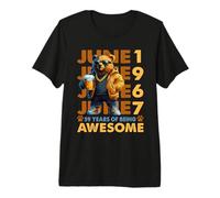 59th Birthday Bear Beer June 1967 Vintage 59 Years Old Premium T-Shirt