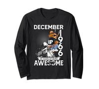59th Birthday Bear Legends December 1966 59 Years Old Men Long Sleeve T-Shirt